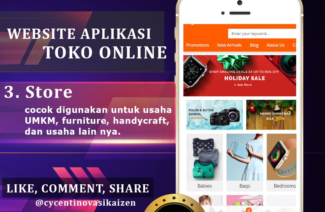 Website Aplikasi Toko Online Store